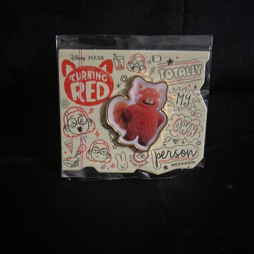 Turning Red Enamel Pin